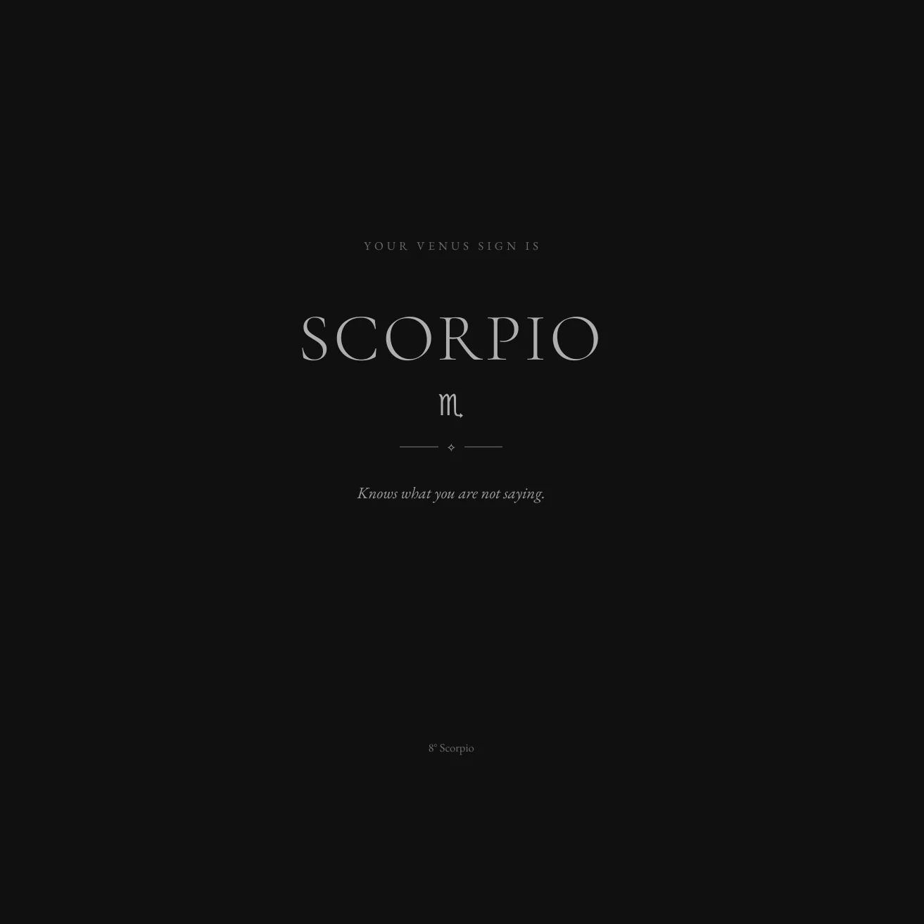Page 64 — Scorpio Venus introduction