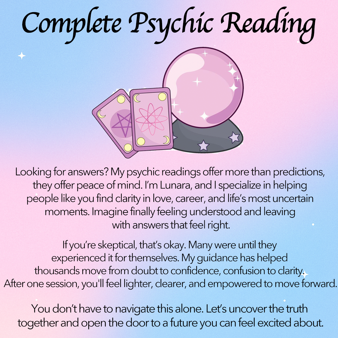 Full Psychic Reading by Lunara - Image 3